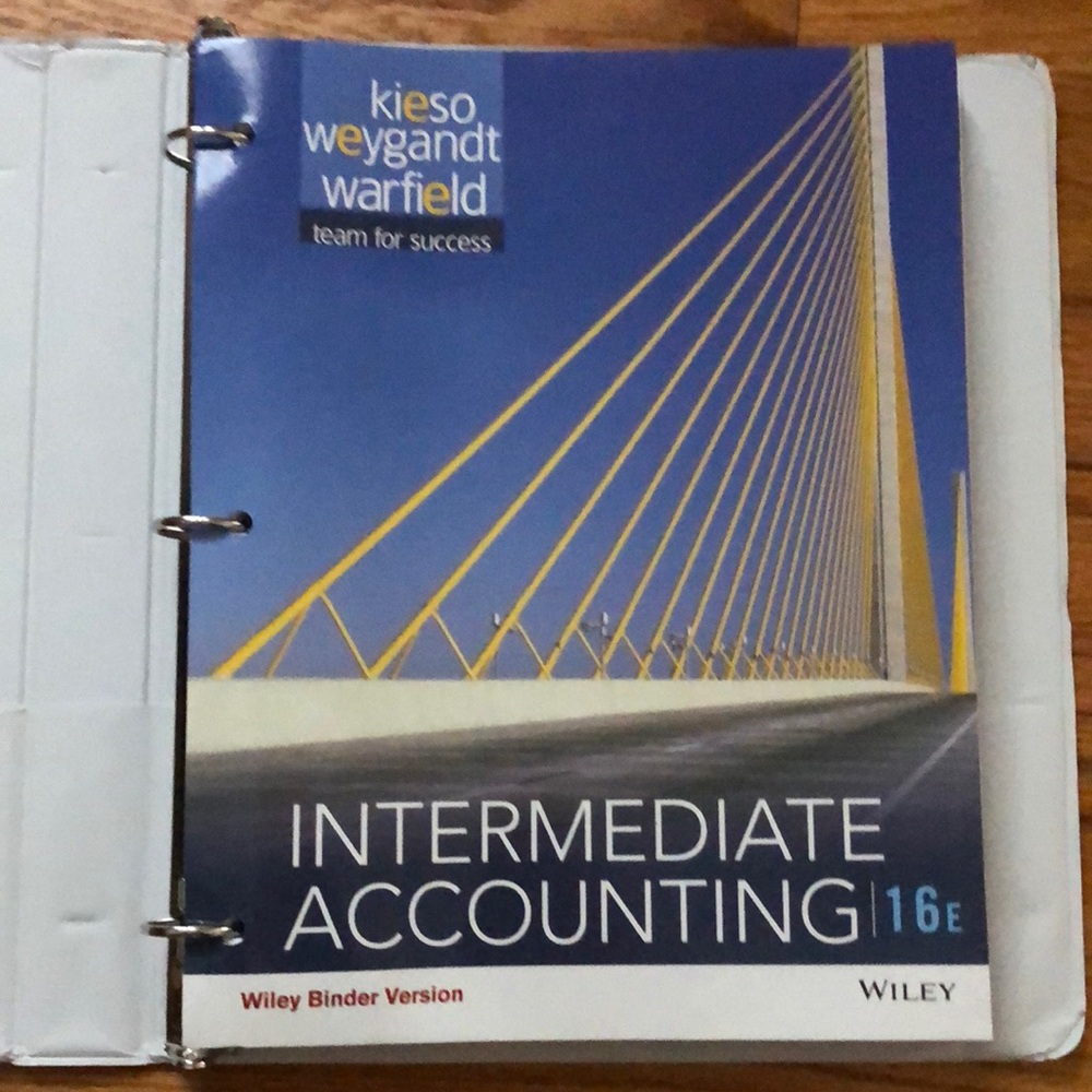 Intermediate Accounting Textbook 16E